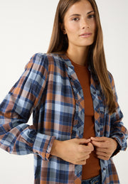 More & More Check Blouse