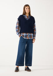 More & More Check Blouse