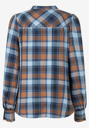 More & More Check Blouse