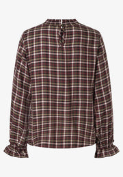 More & More Check Blouse