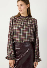 More & More Check Blouse