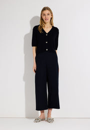 More & More Ajour Knit Cardi Navy