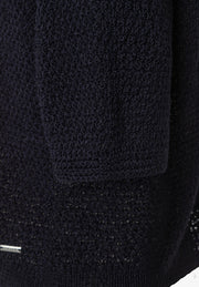 More & More Ajour Knit Cardi Navy