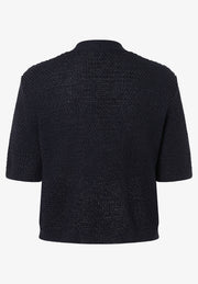 More & More Ajour Knit Cardi Navy