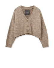 Mos Mosh Zela Knit Cardigan Light Brown