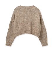 Mos Mosh Zela Knit Cardigan Light Brown