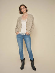 Mos Mosh Zela Knit Cardigan Light Brown