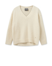 Mos Mosh Welma Knit Sweater Ecru