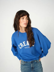 Mos Mosh Celli Sweatshirt Blue Lolite