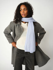 Mos Mosh Mape Knit Scarf Brunnera Blue