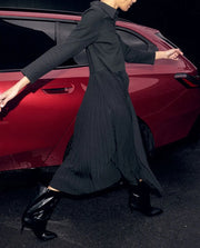 Mos Mosh Maike Pleat Dress Black