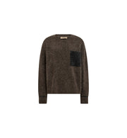 Mos Mosh Alila Mohair Knit Jumper Dark Brown