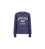 Mos Mosh Nima Sweatshirt Crown Blue