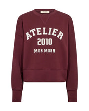 Mos Mosh Nima Sweatshirt Wine