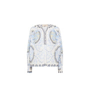 Mos Mosh Wylde Orchid Blouse Brunnera Blue