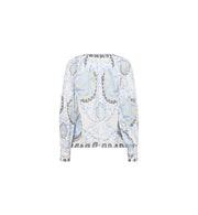 Mos Mosh Wylde Orchid Blouse Brunnera Blue