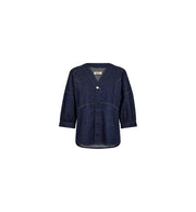 Mos Mosh Bari Crispy Shirt Dark Denim