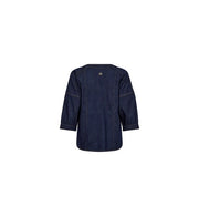 Mos Mosh Bari Crispy Shirt Dark Denim