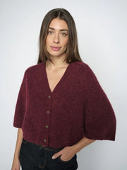 Mos Mosh Thora Lizet Knit Cardi Port Royale