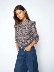 Mos Mosh Debby Visi Flip Shirt Floral Print
