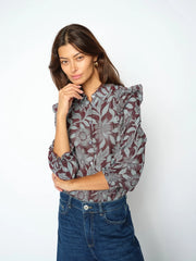 Mos Mosh Debby Visi Flip Shirt Floral Print