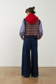 Orfeo Paris Aliena Gilet Navy MLT