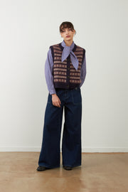 Orfeo Paris Aliena Gilet Navy MLT