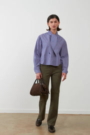 Orfeo Paris Arnold Striped Top With Bow