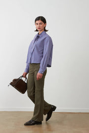 Orfeo Paris Arnold Striped Top With Bow