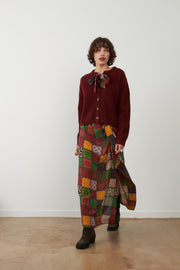 Orfeo Paris Eirlys Knit Cardigan Burgundy