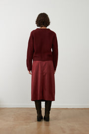 Orfeo Paris Eirlys Knit Cardigan Burgundy
