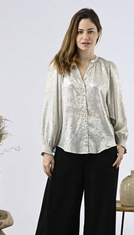 Orfeo Paris Galilee Blouse Champagne