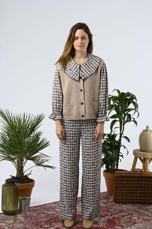 Orfeo Paris Matt Gilet Beige