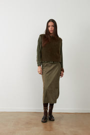 Orfeo Paris Mirta Knit Vest Khaki