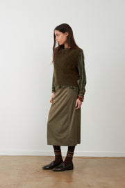 Orfeo Paris Mirta Knit Vest Khaki