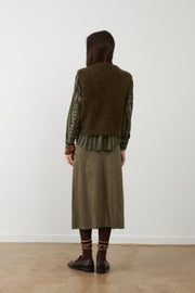 Orfeo Paris Mirta Knit Vest Khaki