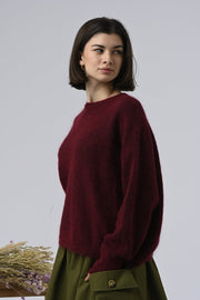 Orfeo Paris Rania Sweater Burgundy