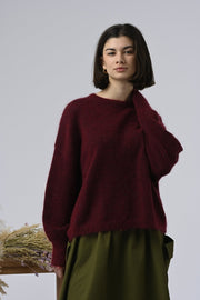 Orfeo Paris Rania Sweater Burgundy