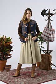 Orfeo Paris Sadie Skirt Beige