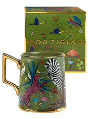 Ortigia Tazza Jungle Ceramic Green