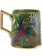 Ortigia Tazza Jungle Ceramic Green