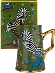 Ortigia Jug Jungle Ceramic Green