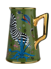 Ortigia Jug Jungle Ceramic Green