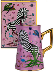 Ortigia Jug Jungle Ceramic Pink