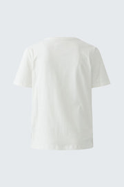 Oui T-Shirt With Girl Print Off-white