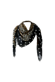 Oui Scarf Leo/Spot Pattern