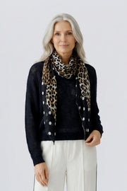 Oui Scarf Leo/Spot Pattern