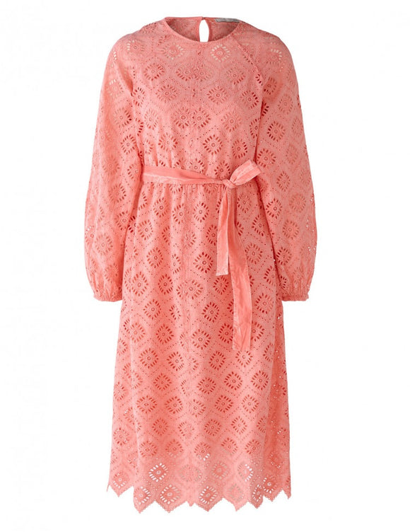 Oui Embroidered Lace Tea Rose Dress