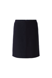 Oui Wool Mini Skirt Black