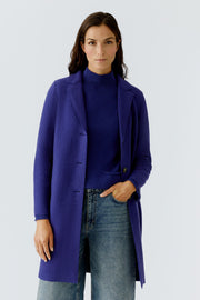 Oui Mayson Coat Blue Ribbon